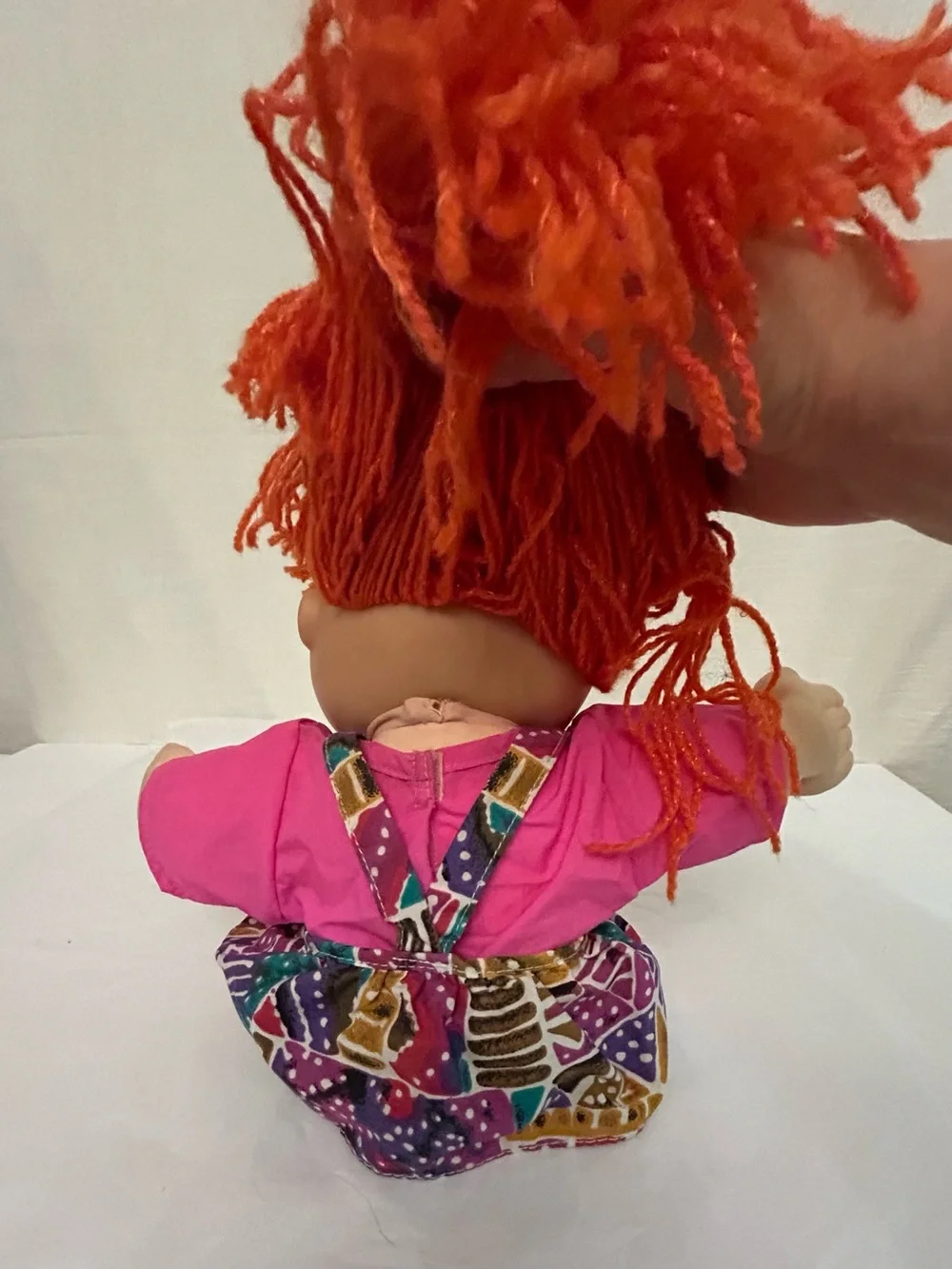Vintage 1995 Cabbage Patch Doll with Orange Yarn Hair‎ - Kids Toy